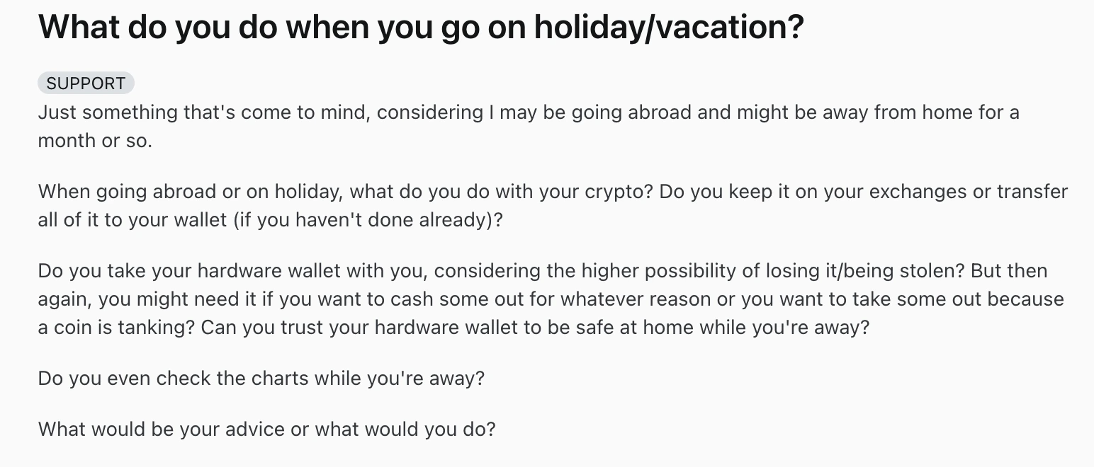 Holidays and crypto | Source: Reddit
