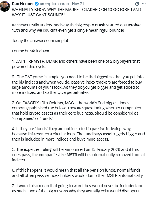 Reasons of Oct. 10 flash crash