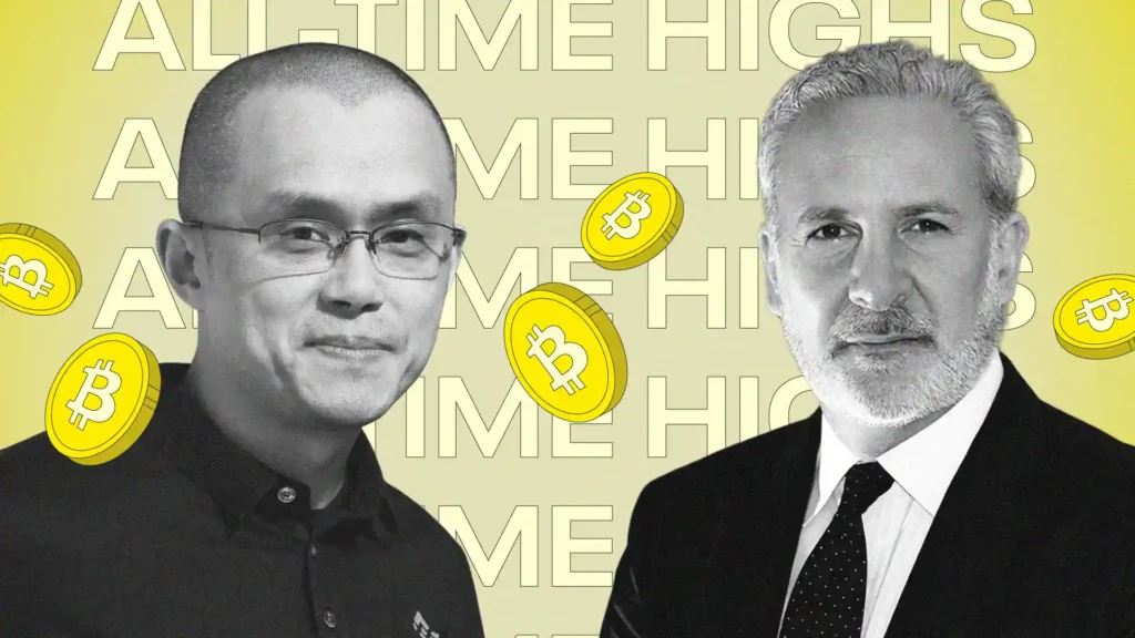 CZ vs. Peter Schiff
