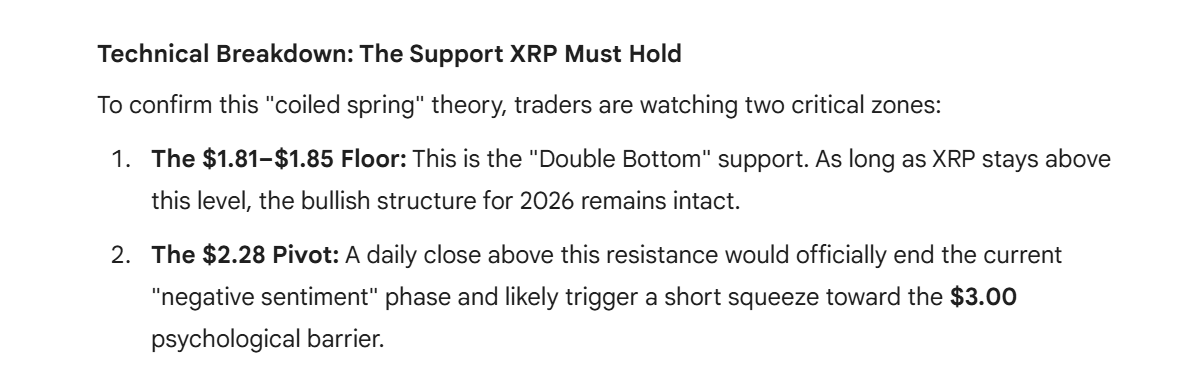 XRP price prediction by Gemini