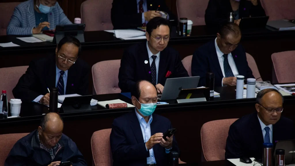 Lawmakers in the Legislative Yuan