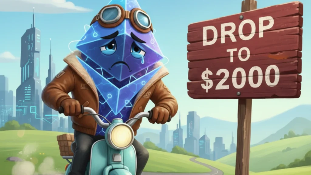 Ethereum's price may be facing a bearish outlook as Bloomberg analyst Mike McGlone warns ETH could fall below $2,000.