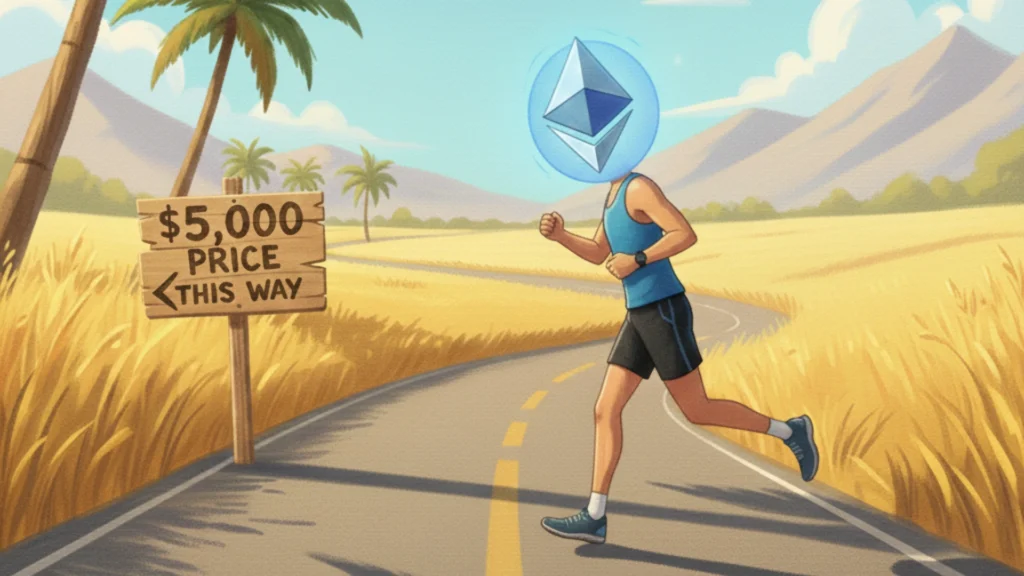 Prediction markets are pricing in growing odds that Ethereum could reach $5,000 in 2026, despite risks remaining for a bearish turn.