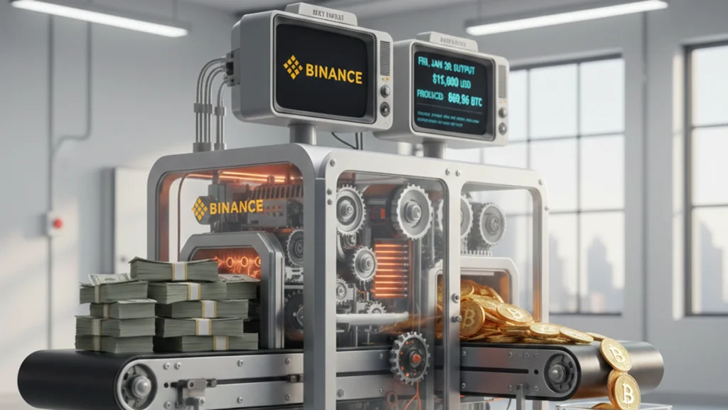 Binance converts SAFU fund to Bitcoin. Credit: Gemini.