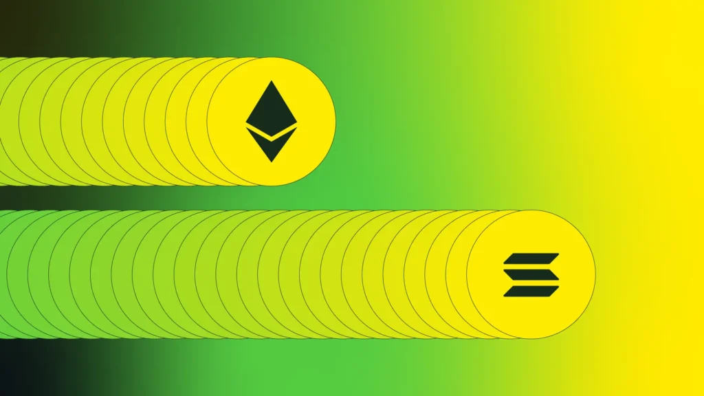 Ethereum vs. Solana. Which network performed better in 2025? | Credit: CCN.