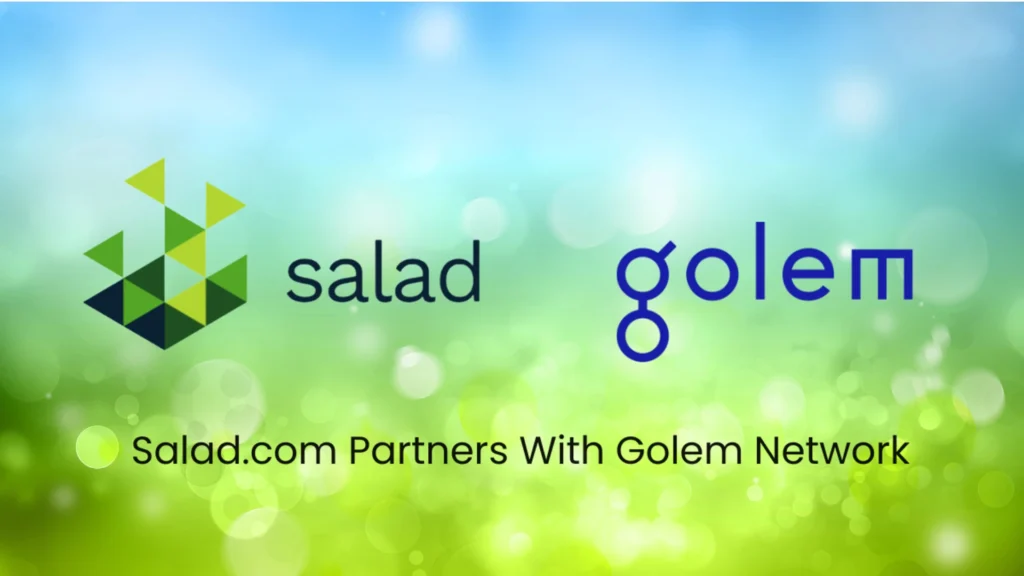 Salad.com and Golem Network Partner To Bridge Web2 and Decentralized Computing