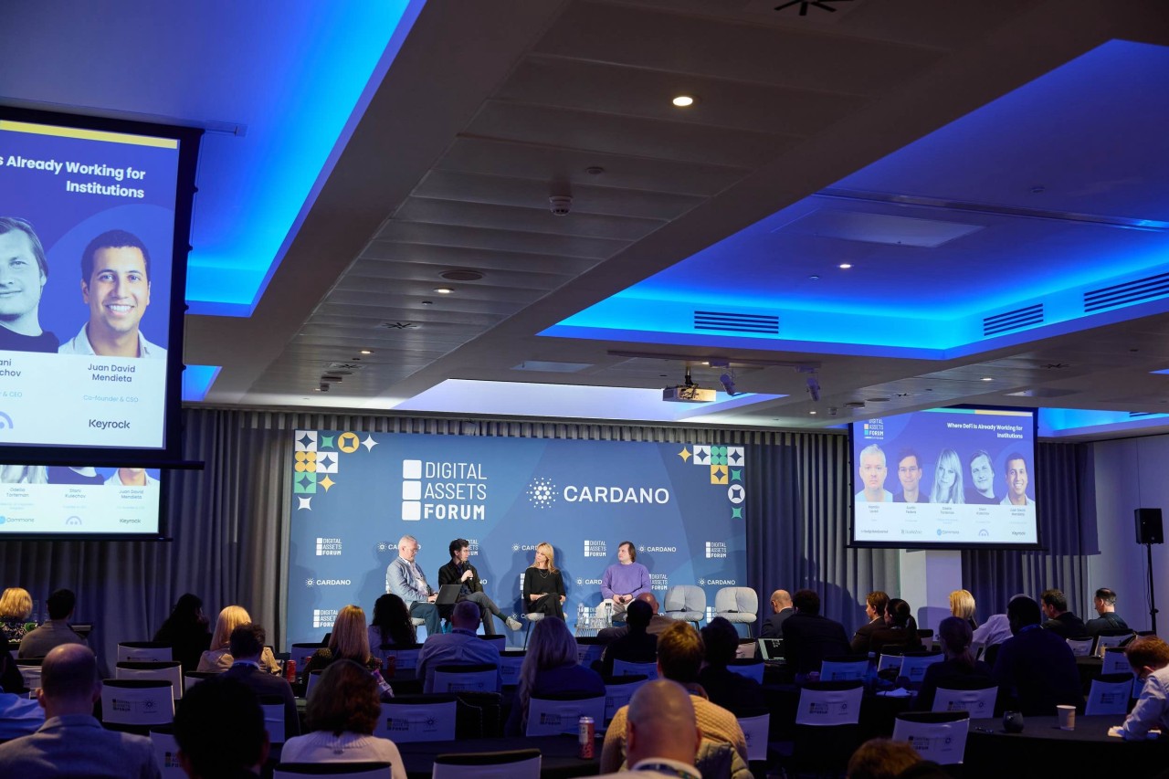 Odelia Torteman at Digital Assets Forum 2026, London. | Source: Odelia Torteman