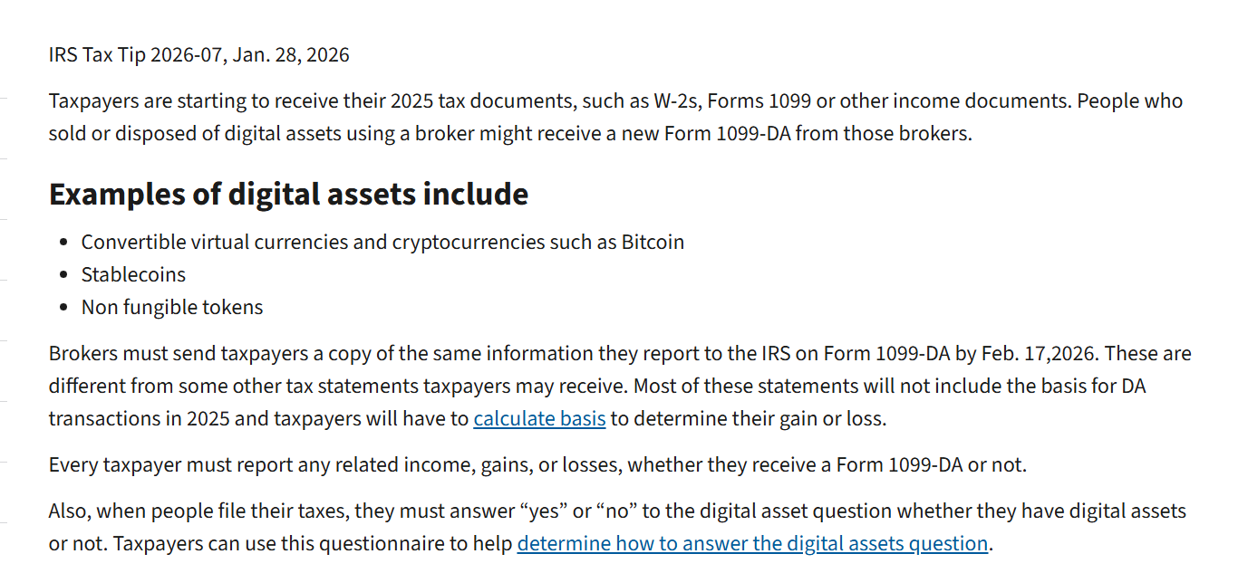 IRS crypto tax guidelines