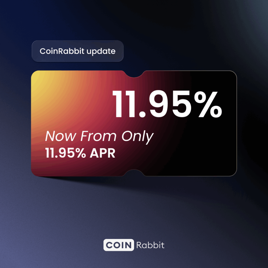 CoinRabbit 11.95% lending rate