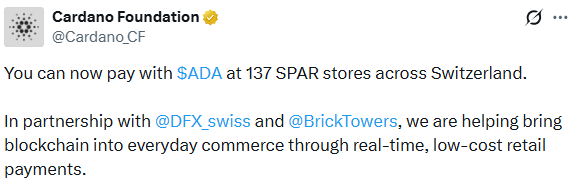 Cardano ADA news announcement
