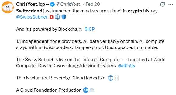 Switzerland is crypto-friendly