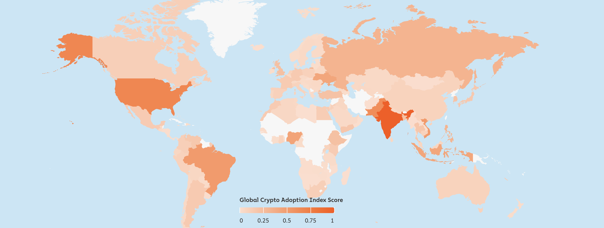Global Crypto Adoption Index Score 2025