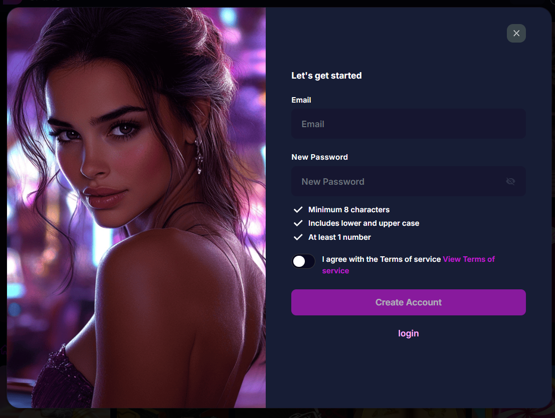 CCN.com block spins casino review sign up screenshot