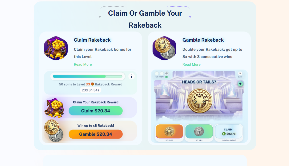 CCN.com daily spins review level up program screenshot