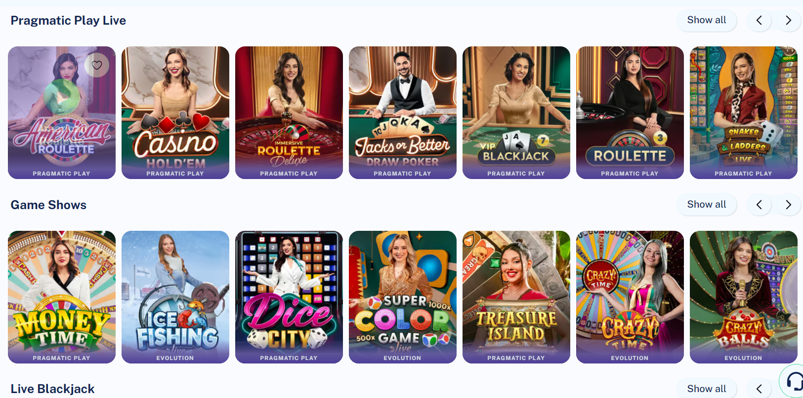 CCN.com daily spins review live games screenshot