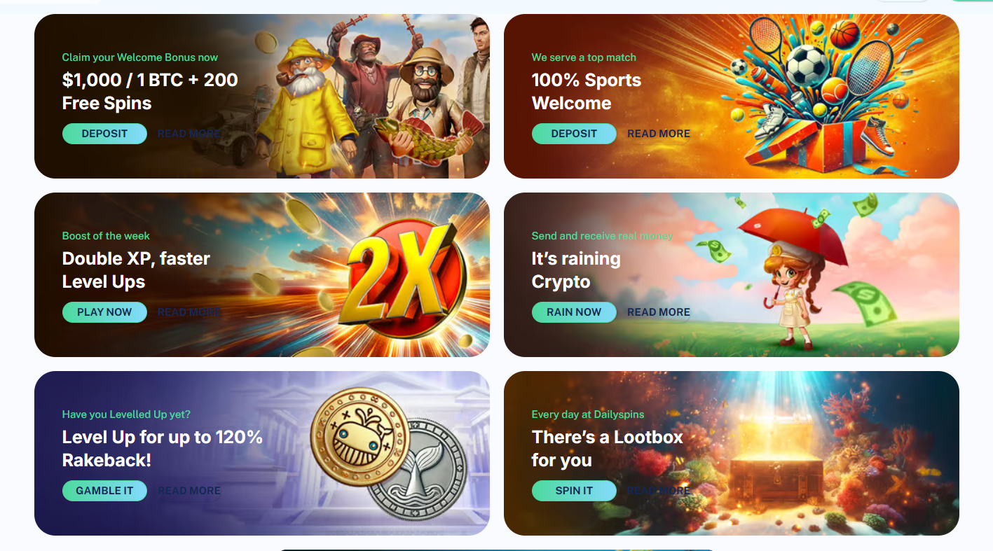 CCN.com daily spins review promotions screenshot