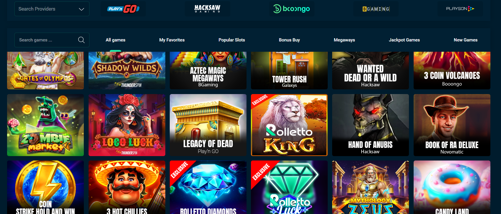 CCN.com rolletto review live games screenshot