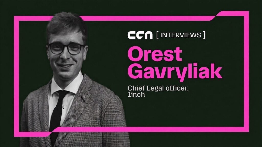 1inch’s Chief Legal Officer Explains Why Regulators Still Struggle to Understand Non-Custodial DeFi Systems