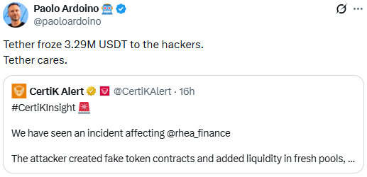 Ardoino tweet