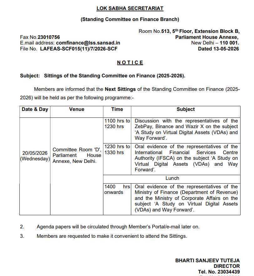 Financial Committee Invite.