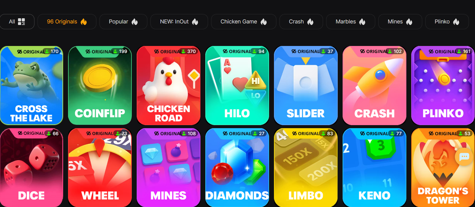 96.com review original games screenshot