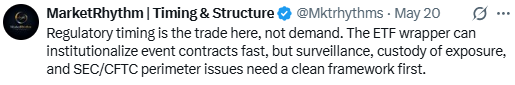 Regulatory timing