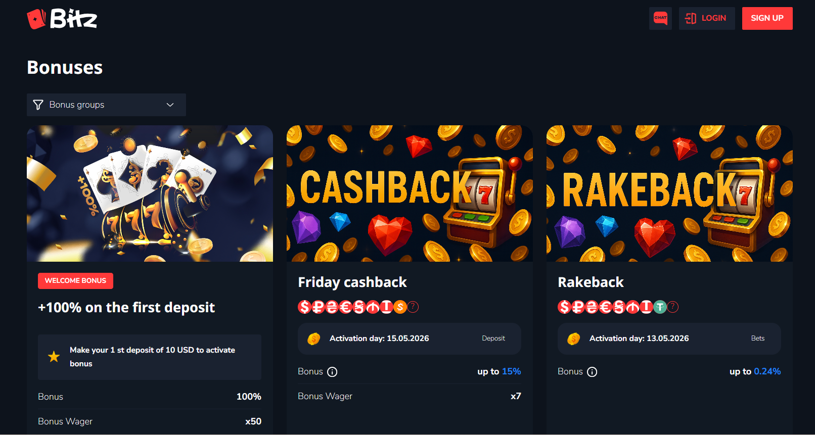 Bitz.io review bonuses screenshot