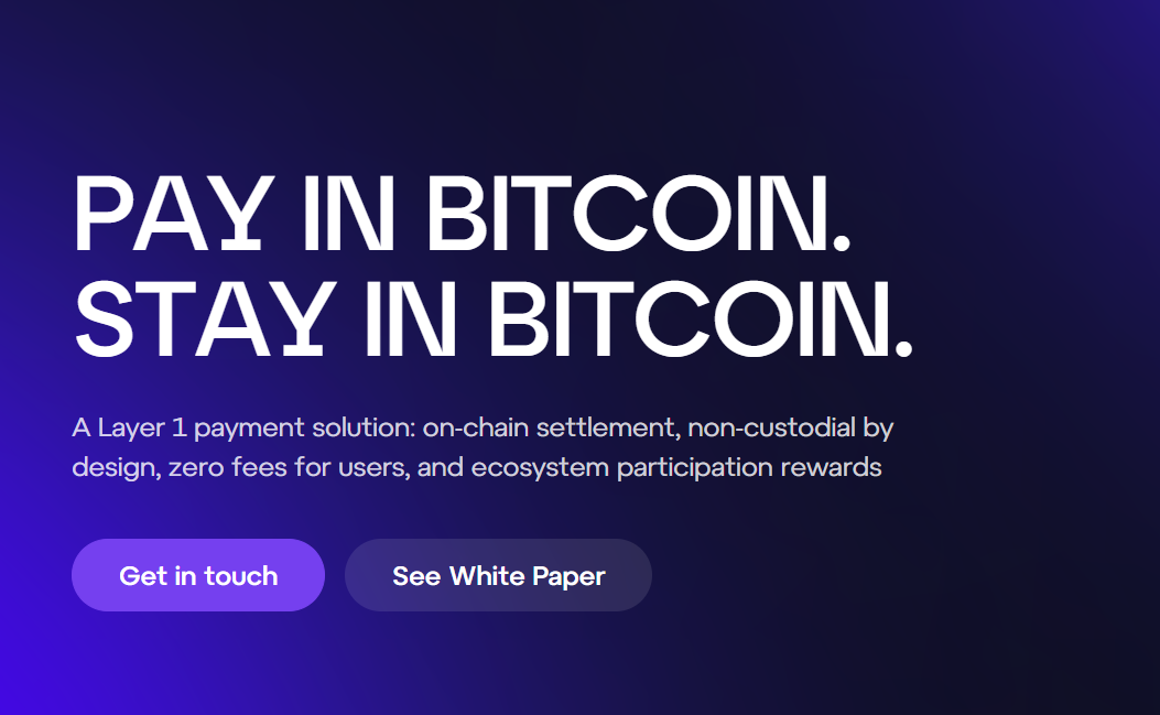 Use BTC at a cafe, online, or between friends - the way cash should work