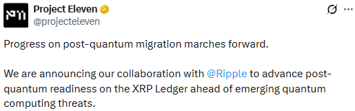 Project Eleven tweet