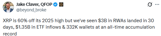 Jake Claver XRP prediction
