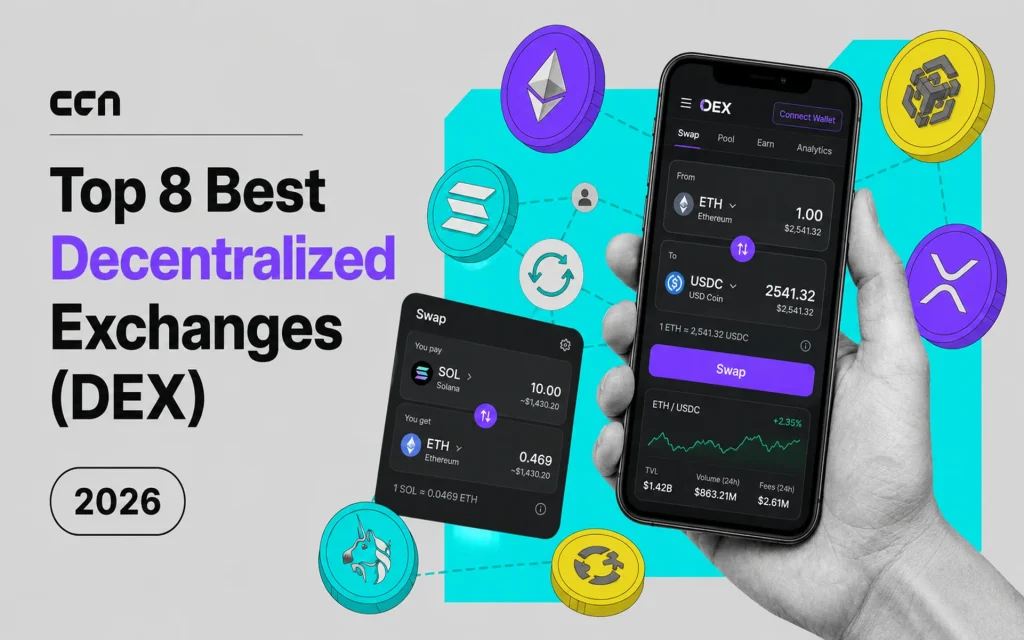 Top 8 Best Decentralized Exchanges (DEX) in 2026