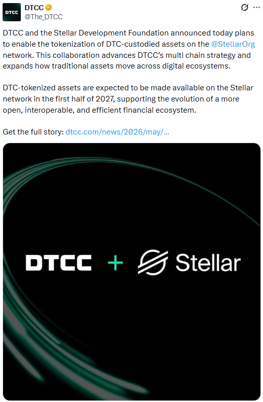 DTCC and Stellar partnershp