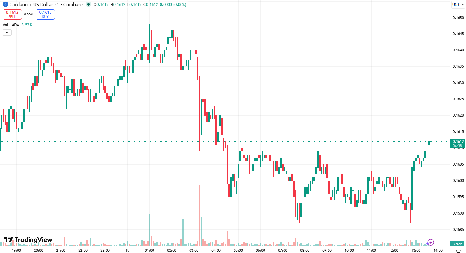 ADA/USD daily chart