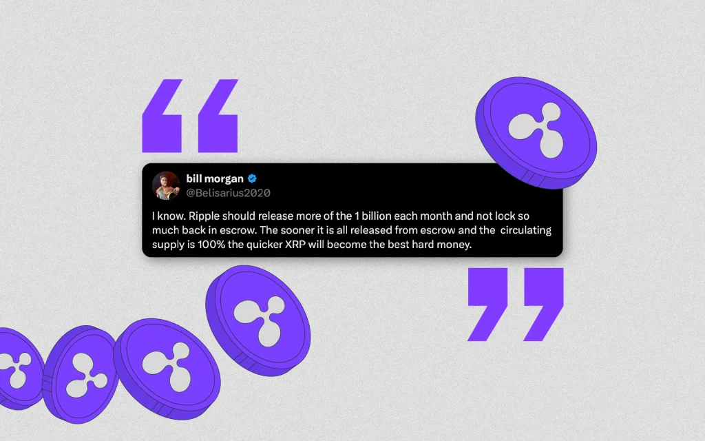 XRP’s ‘Hard Money’ Case Strengthens if Ripple Speeds Up Escrow Releases, Says Lawyer Bill Morgan