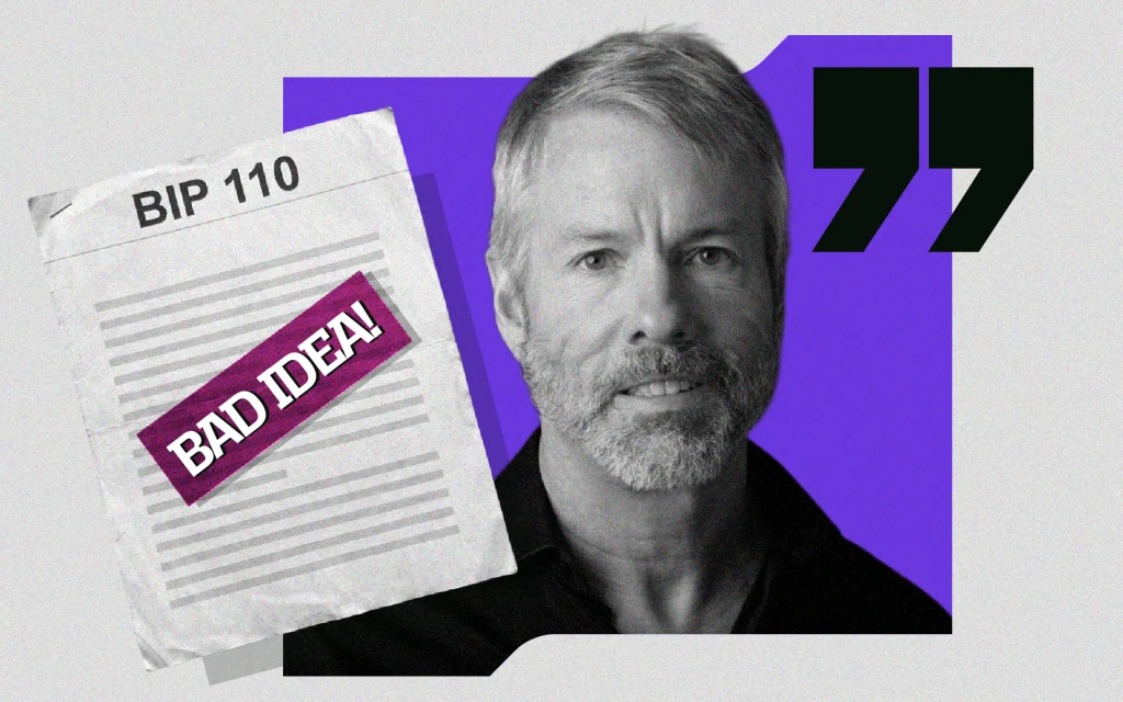Michael Saylor Calls BIP 110 ‘Dangerous’ as Viral Analyst Reverses Bearish Bitcoin Bet