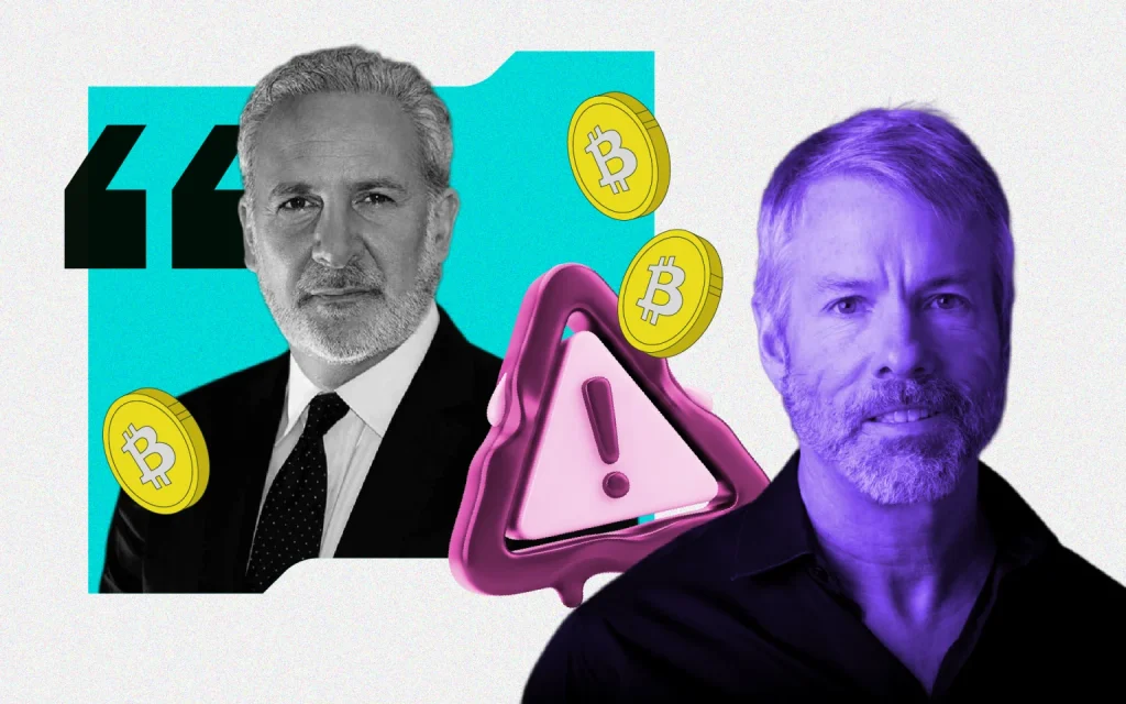 Peter Schiff Accuses Michael Saylor of ‘Deception’ as Traders Split Over Bitcoin Sales