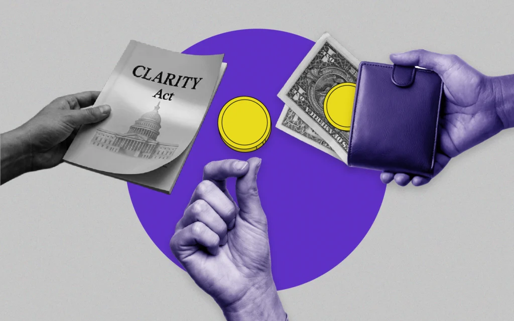 New Polymarket Wallet Bets $818K Against CLARITY Act as 2026 Passage Odds Crash to 14%