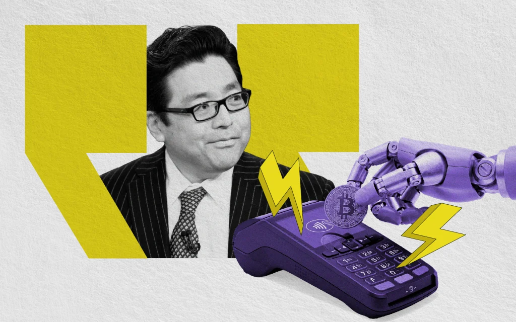 Tom Lee Predicts AI-Powered Crypto Payments Will Go Mainstream in Under Five Years