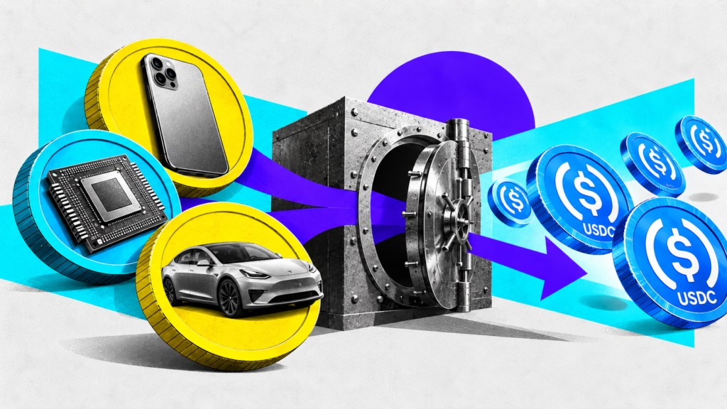 Aave Just Turned Tokenized Apple, Nvidia and Tesla Stocks Into USDC Loan Collateral