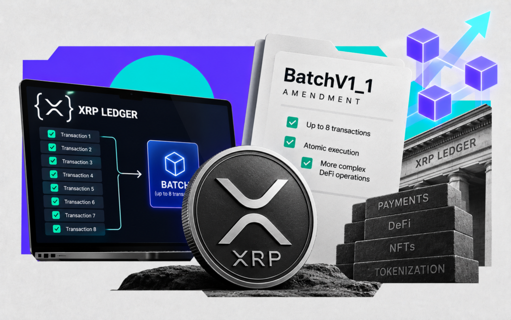 XRP Ledger One Vote Away From Batch V1.1 Upgrade Enabling Atomic Transactions