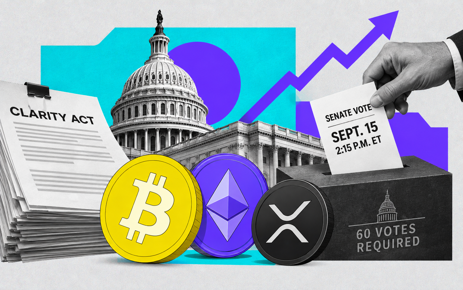 CLARITY Act Fails Crucial Senate Vote, Stalling Landmark US Crypto Bill