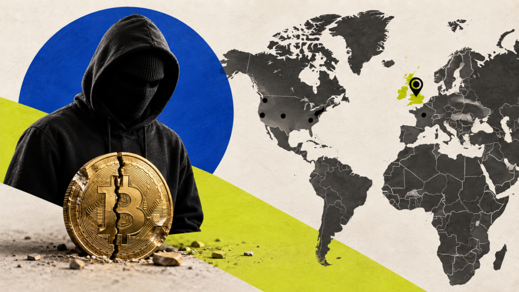 Bitcoin’s Latest Bull Run Has a Violent Cost — UK Ranks Third on Crypto Attack Map