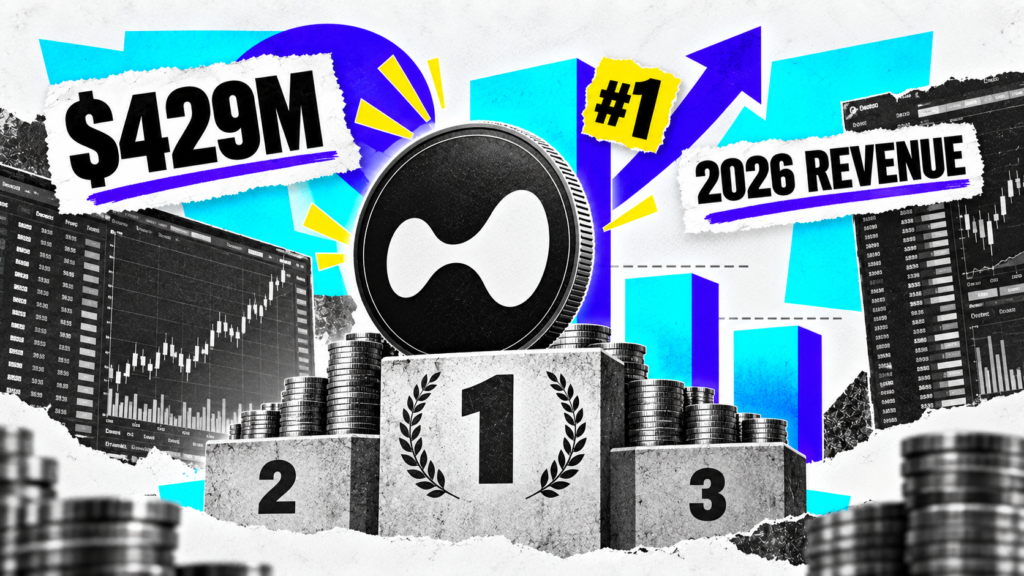 Hyperliquid Dominates 2026 Crypto Revenue With $429M, Beating Next Two Projects Combined