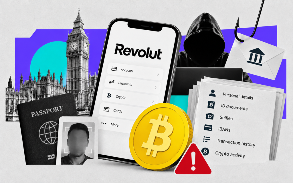 Revolut Fooled by Fake Government Request, Exposing Customer Passports and Bitcoin Records