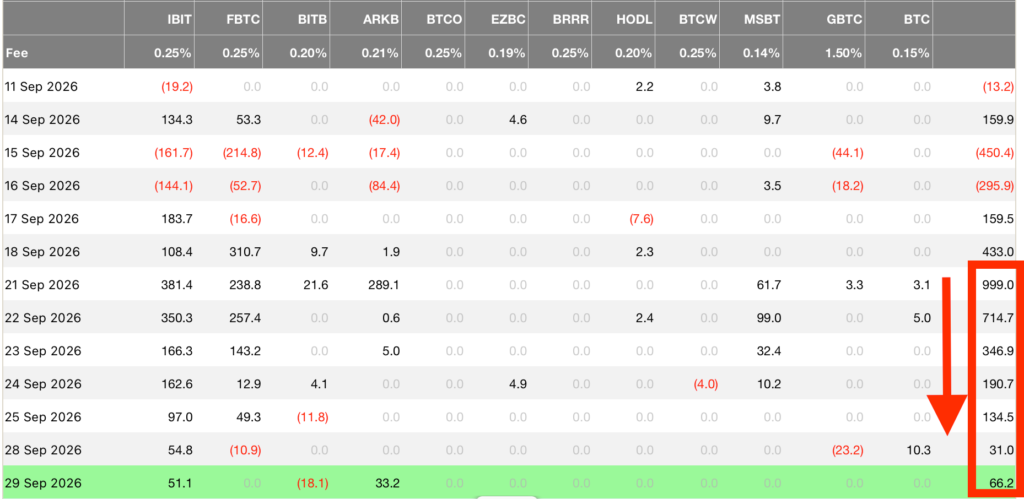 ETF absorption